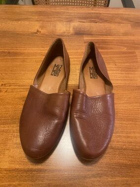 Miz Mooz Brown Leather Flats - 39/8